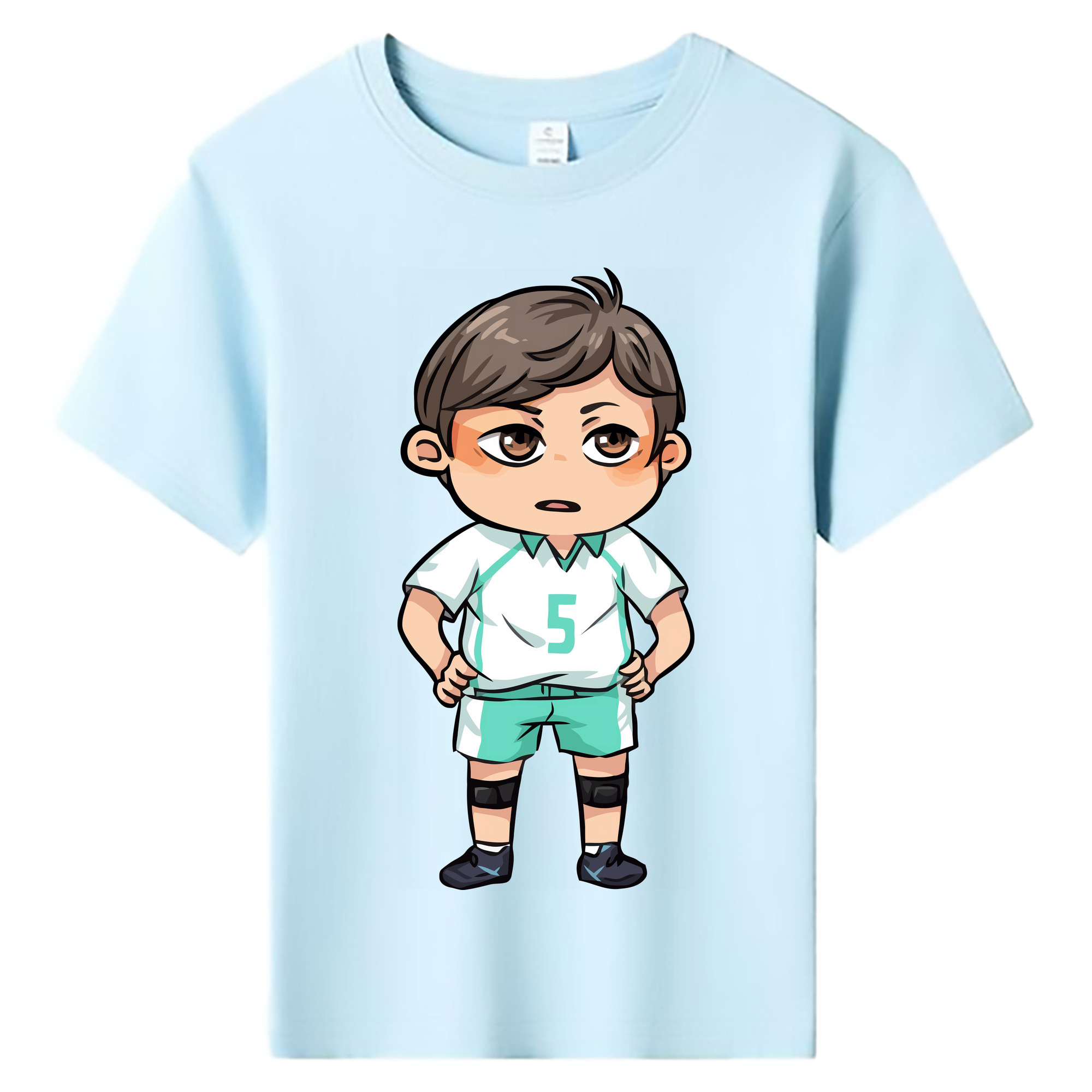 （画像用） ハイキュー!! Haikyu!! 綿100％キッズTシャツ（フロントプリント）